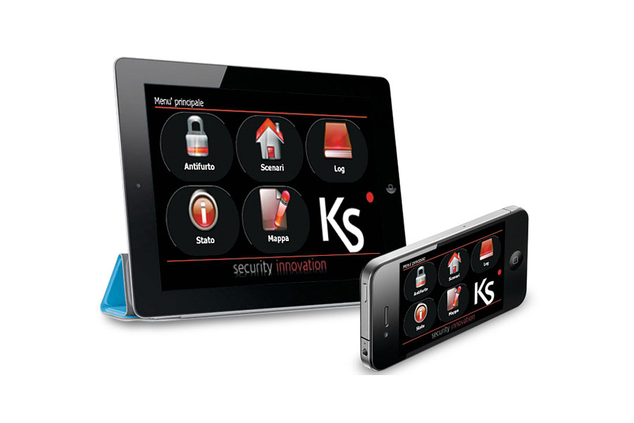 application smartphone ksenia alarme lares domotique